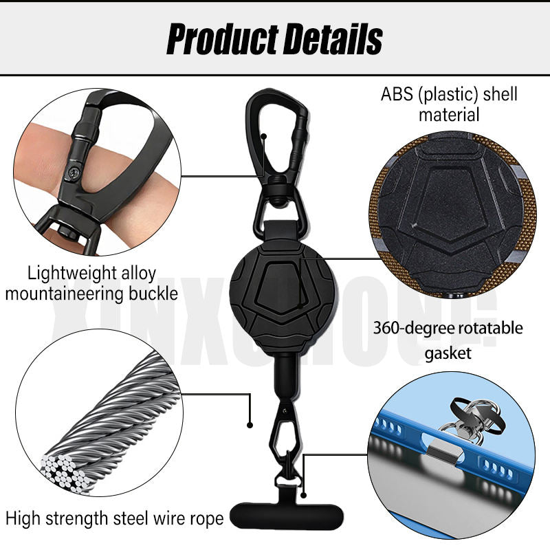 Magnetic Retractable Keychain