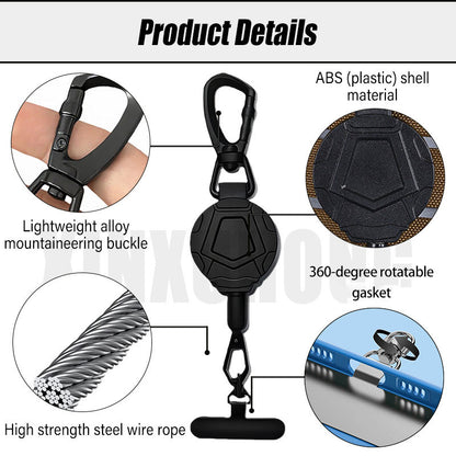 Magnetic Retractable Keychain