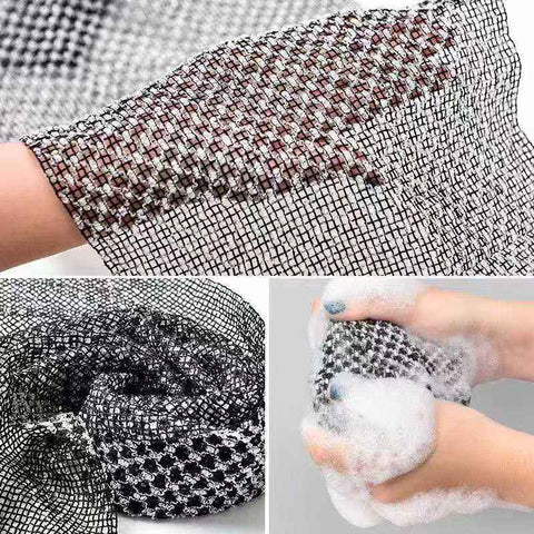 Charcoal Fiber Sauna Bath Wash Scrub