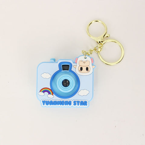 Small Camera Projector Light Keychain