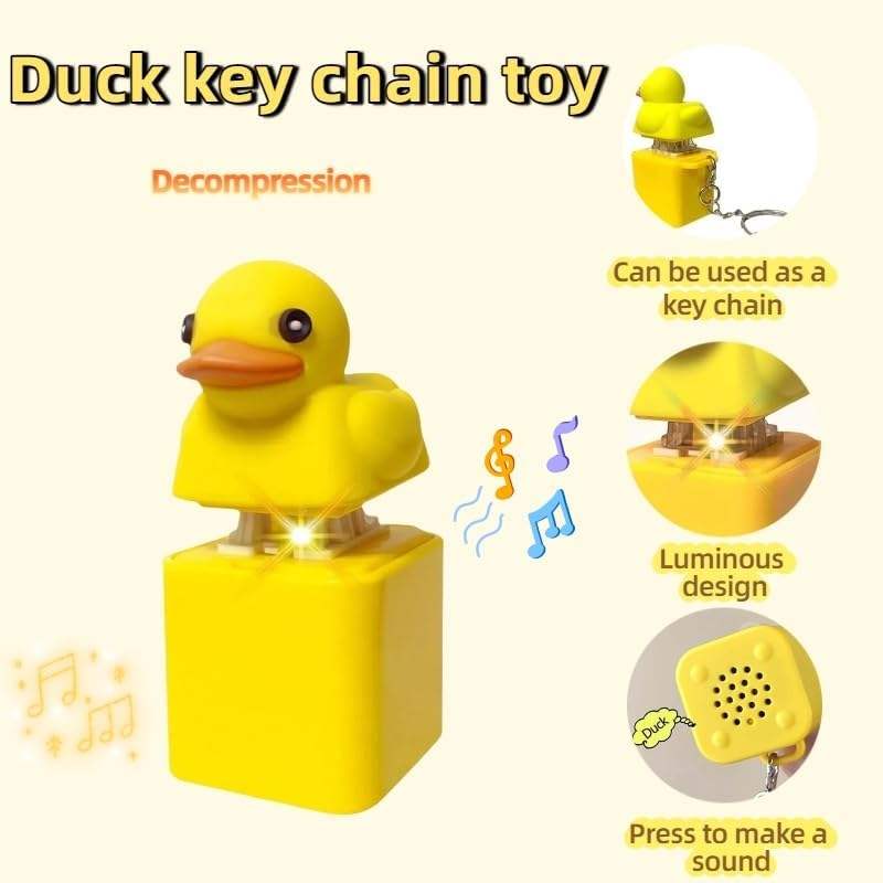🦆Duck Light & Sound Keychain🌈