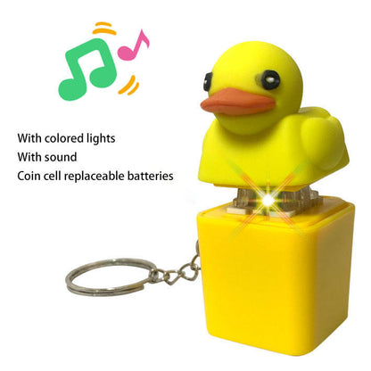 🦆Duck Light & Sound Keychain🌈
