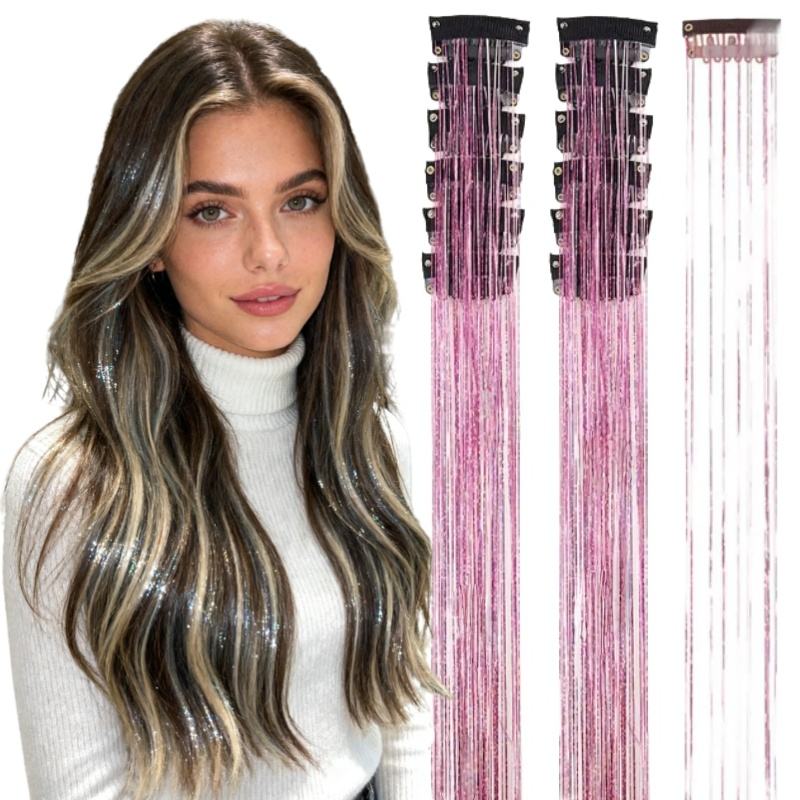 Glitter Hair Tinsel Extensions