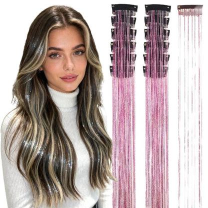 Glitter Hair Tinsel Extensions