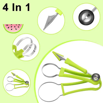 4 in 1 Fruit Rotary Carving Cutter Knife