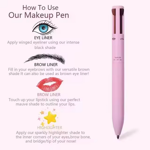 4-in-1 Multipurpose Makeup Pen