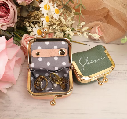 ✨ Portable Leather Jewelry Bag 👜
