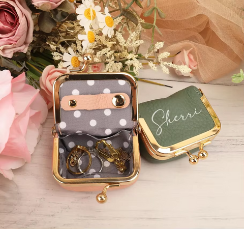 ✨ Portable Leather Jewelry Bag 👜