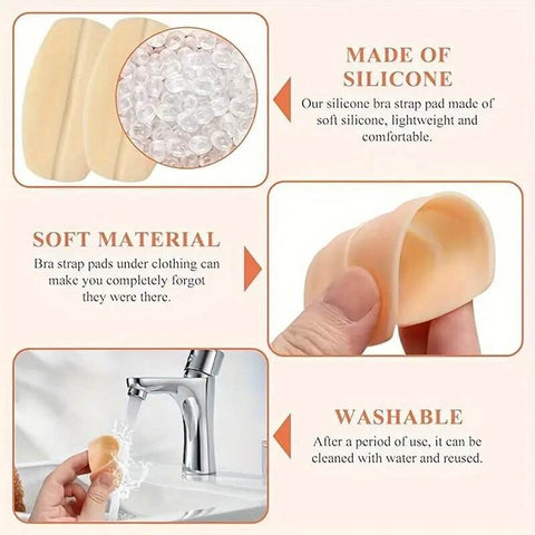 Pain-Free Bra Strap Cushion Pads