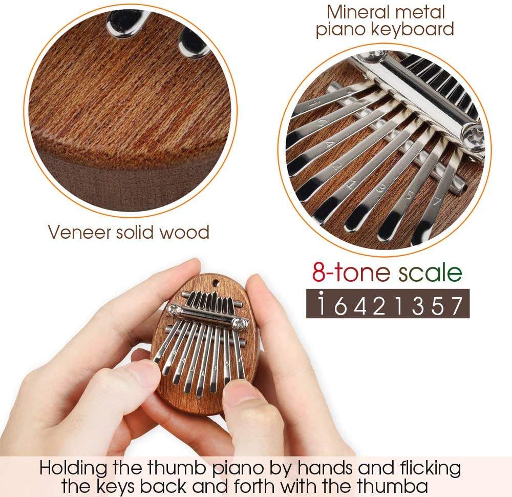 8 Key exquisite Finger Thumb Piano🎵