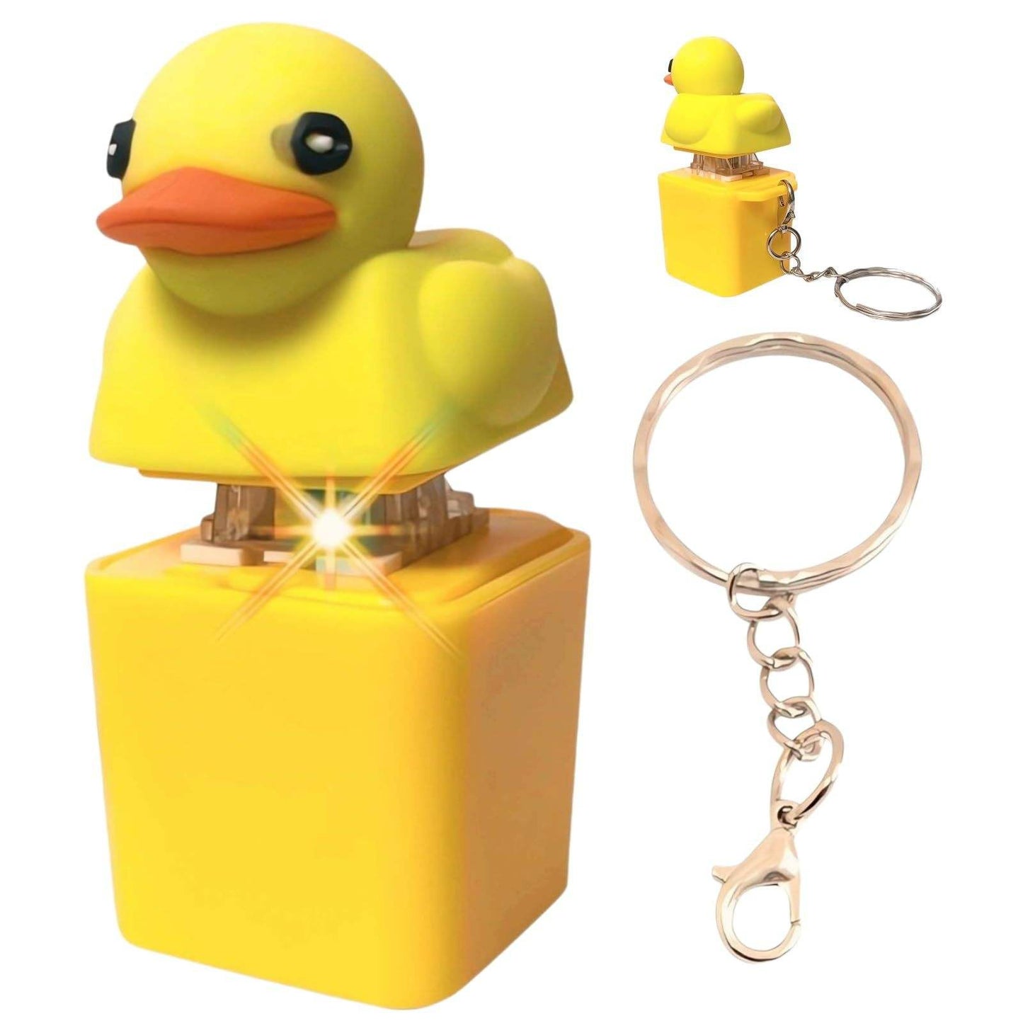 🦆Duck Light & Sound Keychain🌈
