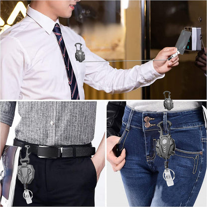 Magnetic Retractable Keychain