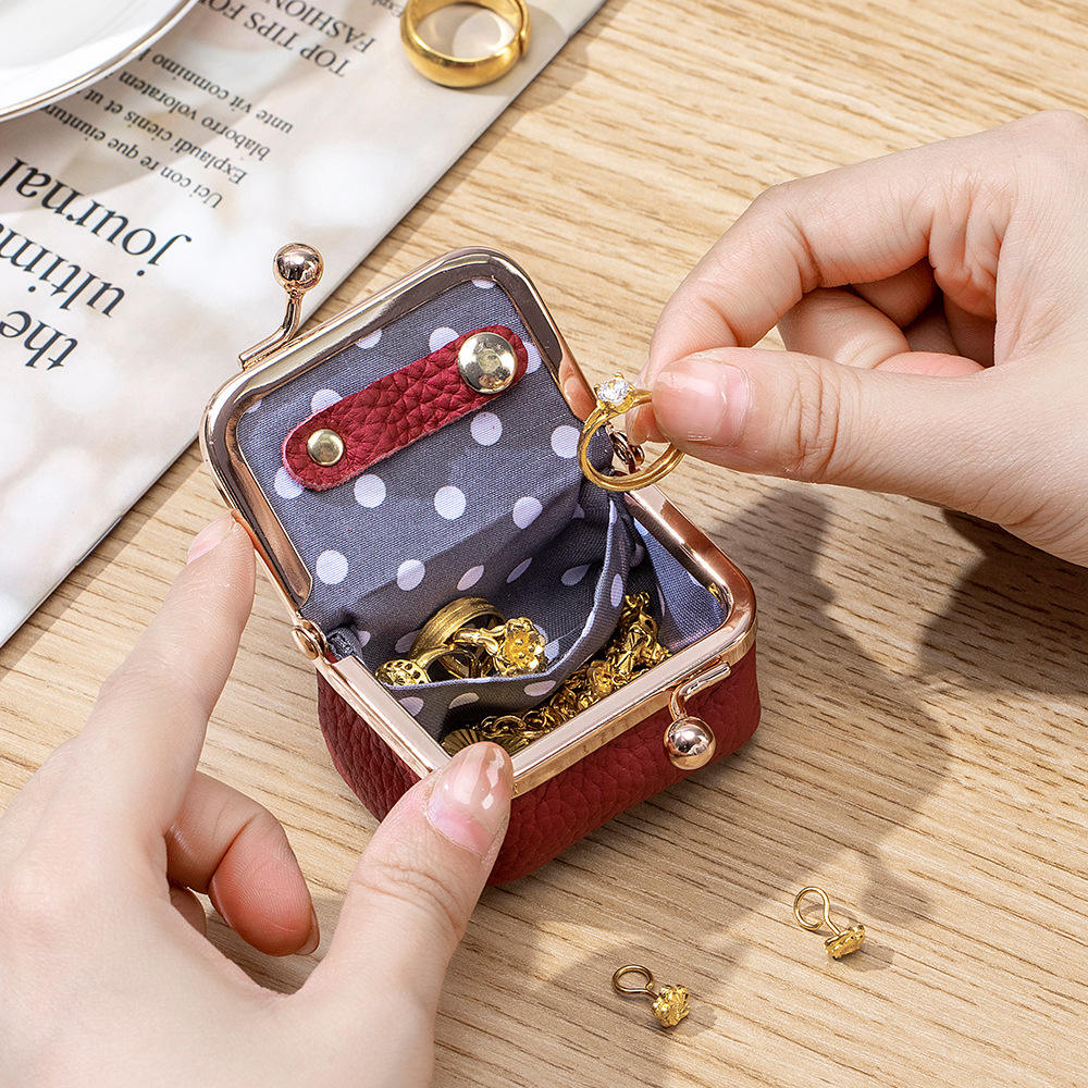 ✨ Portable Leather Jewelry Bag 👜