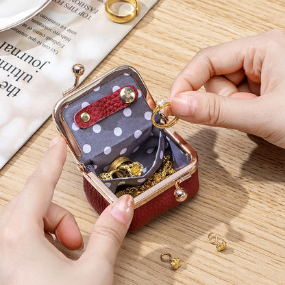 ✨ Portable Leather Jewelry Bag 👜