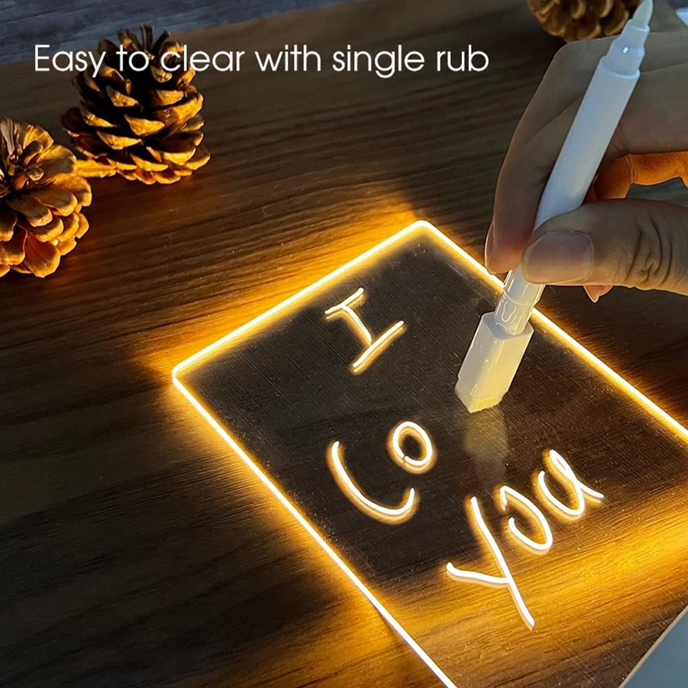 LED Acrylic Message Board Lamp