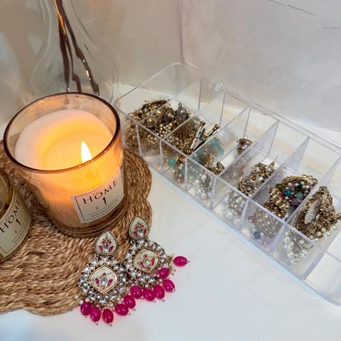 Transparent Jewelry Organizer Box