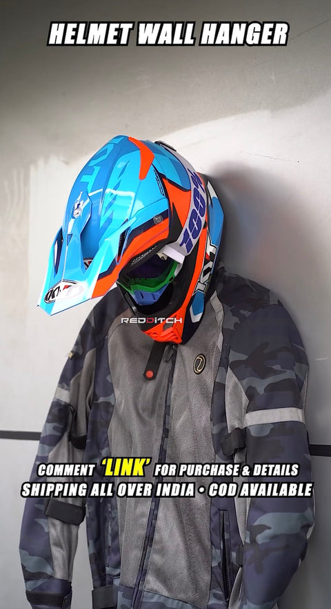 Sticky Wall Mount Hook for Helmets, Caps & Hats