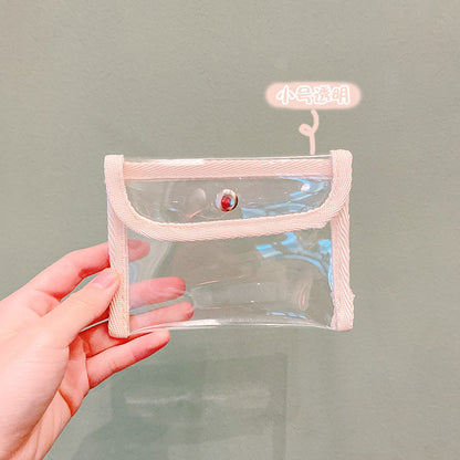 Transparent Cosmetic Bags ( PACK OF 6 )
