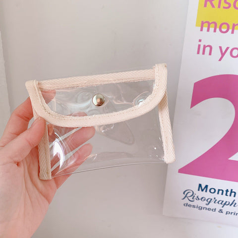 Transparent Cosmetic Bags ( PACK OF 6 )