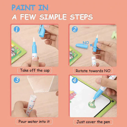 Reusable Magic Water Painting Book 😳😳