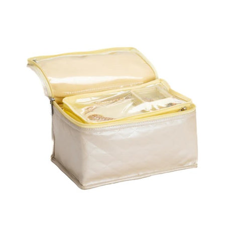 Portable Jewellery Storage Set (box with 5 transparent bags)