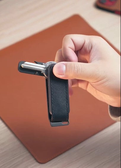 Premium Leather Smart Keychain