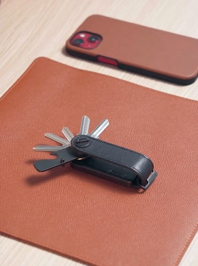 Premium Leather Smart Keychain