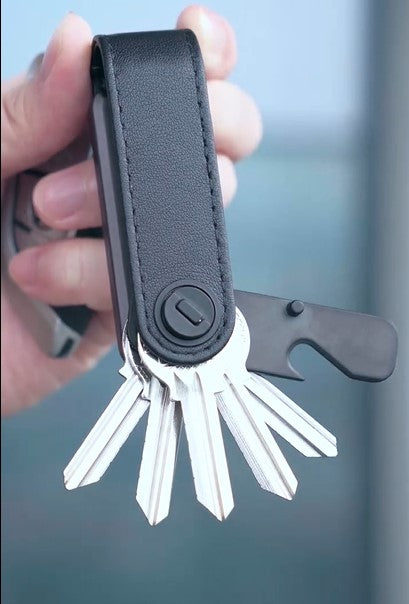 Premium Leather Smart Keychain