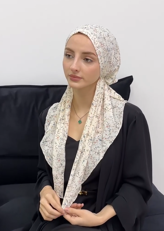 Long Tail Turban Women Headdress