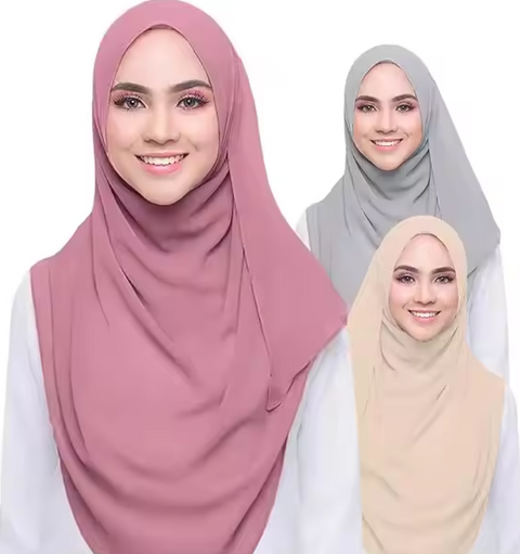 Premium Chiffon Hijab Scarf For Women