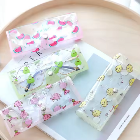 Transparent Soft Eye Glasses Protector Case