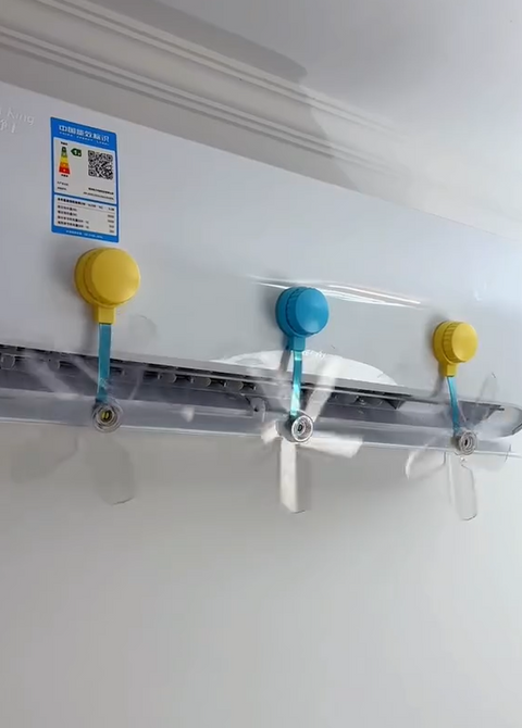 Self Adhesive Air Conditioner Fans For Air Flow ( Pack of 2 )