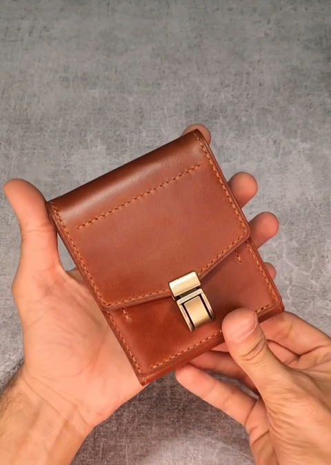 Leather Buckle Wallet