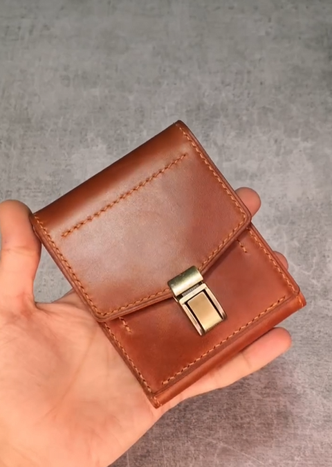 Leather Buckle Wallet