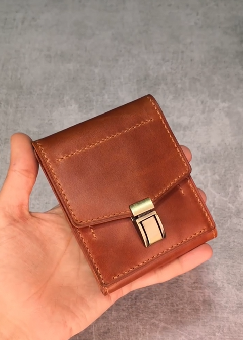 Leather Buckle Wallet
