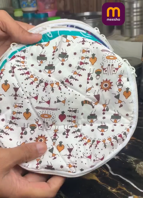 Cotton Roti covers ( Pack of 3 )