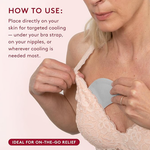 Reuseable Cooling Bra Inserts