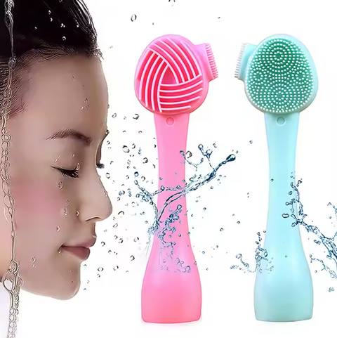 Double Sided Pore Cleaning Brush