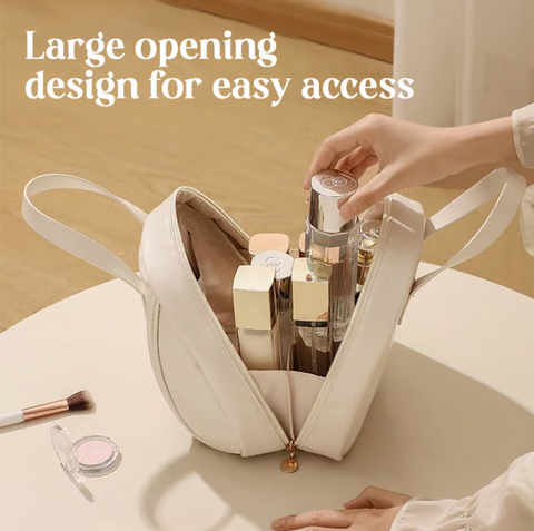 Multi-layered Shell-shaped Cosmetic Bag