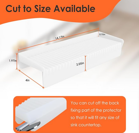 Silicone Sink Edge Protector ＆ Splash Guard