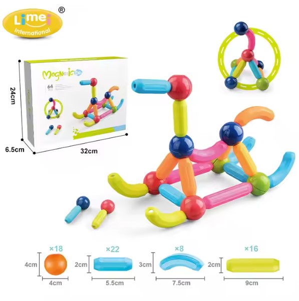 3D Magnetic Construction Toys