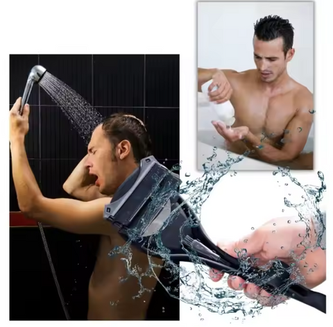 Foldable back and body razor