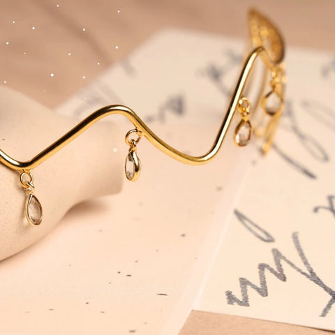 SPARKLING STONE BRAIDED WAVE