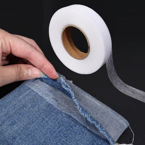 Adhesive Fabric Clothes Iron On Hem Tape (80 MITER LENGTH)