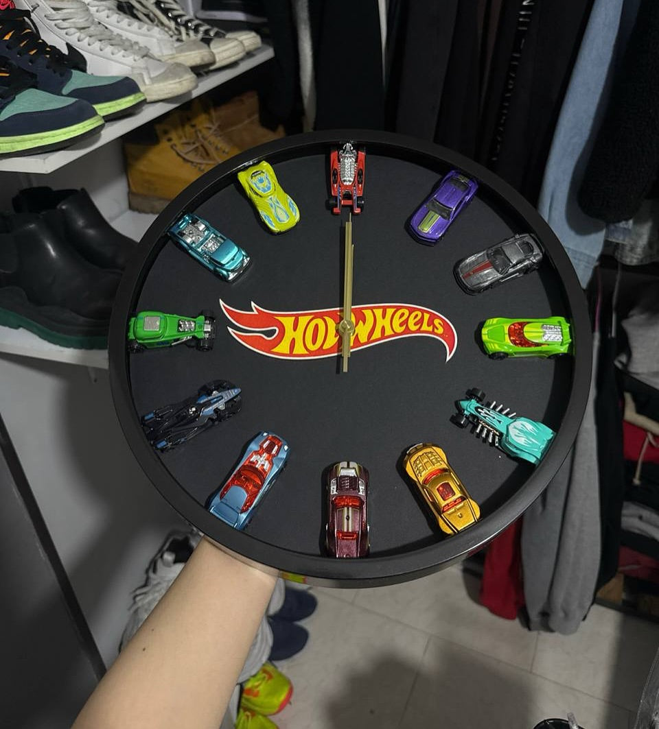 Supercars Hot wheels Clock