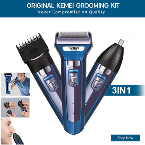 Original Kemei 3-in-1 Grooming Kit