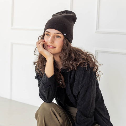 Ponyback Beanie - Perfect Winter Hat for Ponytails, Buns & Down Styles