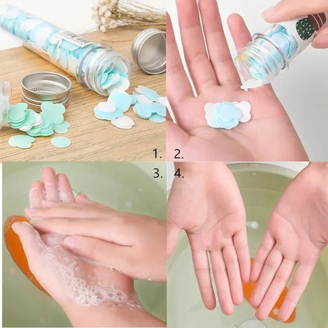 Hand Wash Tablets Cute Paper Soap