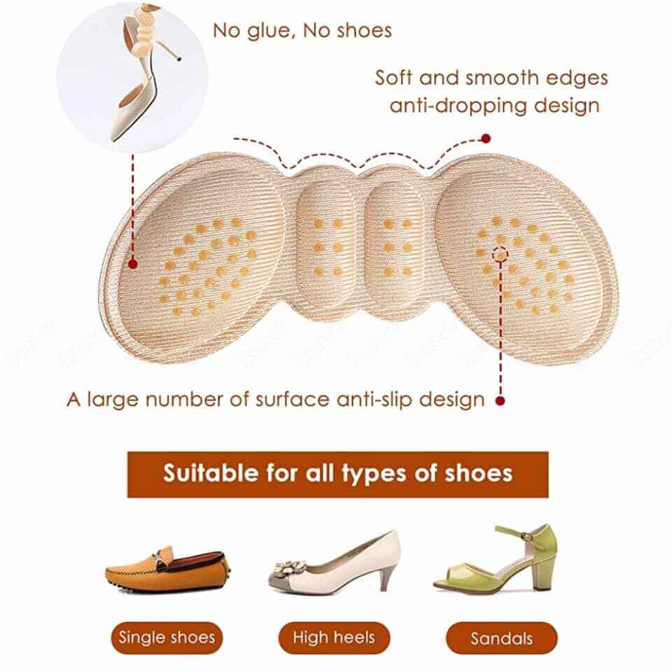 Anti-Slip Heel Liner Grips
