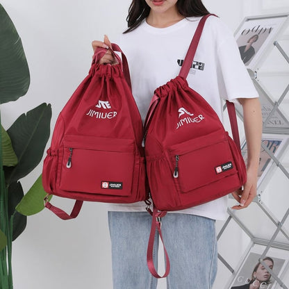 Adjustable drawstring bag
